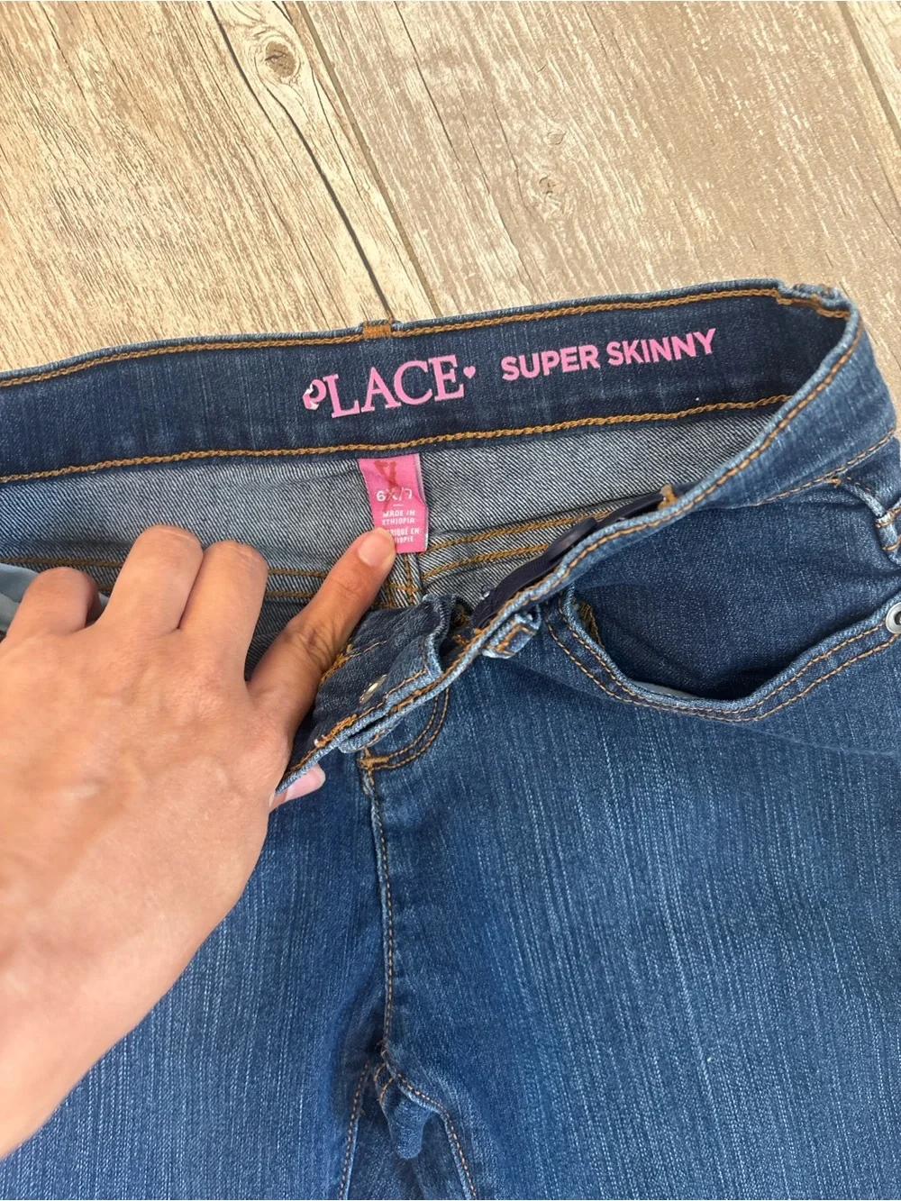 The Children's Place Navy Blue Slim Jeans for Girls
